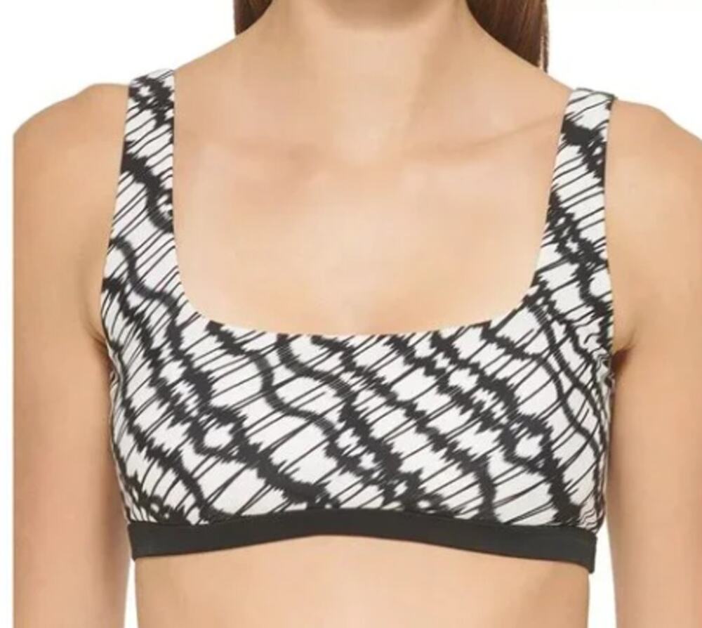 DKNY Square Neck Bikini Swimsuit Top, NWT, Large